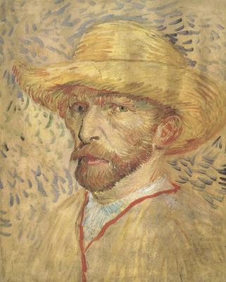 Vincent Van Gogh Self-Portrait with Straw Hat (nn04)